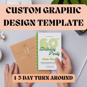 PERSONALIZADO | modelo de design gráfico para ocasiões especiais, modelo canva personalizável, design de marca pessoal