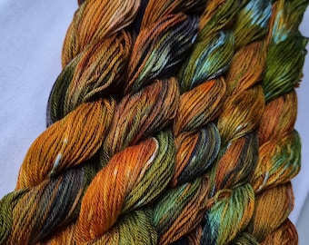 100% Cotton Yarn, Hand dyed, "Maria's Island"