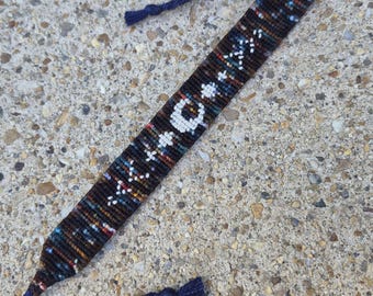 Tribal Moon inspired Friendship Bracelet