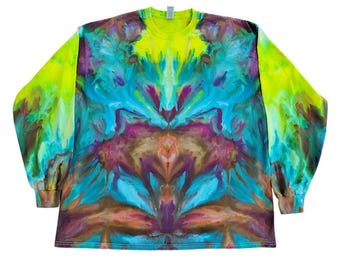 Unisex Tie Dye 2XL, long sleeve