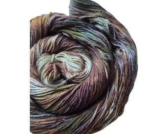 100% Cotton Yarn, Hand dyed, "Midnight Sugarplum"