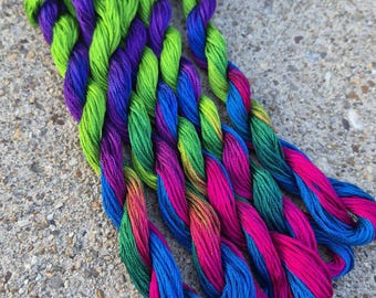 Embroidery Thread 100% cotton, Six Strand. "Water Lilies"