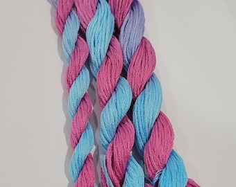 Embroidery Thread 100% cotton, Six Strand. "Cotton Clouds"