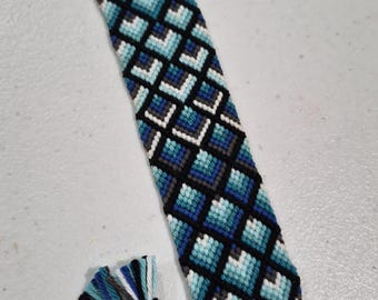 Blue Dragon Scales Hand Knotted Bracelet
