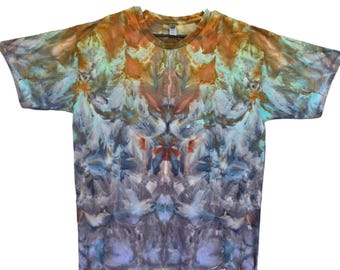 Men's XL, Tie Dye T-shirt, watercolor, In the "Underworld" design