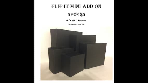 5 for 5 Add on Sizes for the Flip-it Mini Album