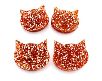 Glitter Cat Earring · Cat Stud Earrings · Ginger Cat Earrings · Copper Cat Earring · Glitter Cat Earring · Cat Lover Gift