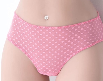 Pink Sheer Brief Panties