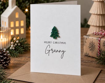 Granny Christmas Tree Card | Gran Nana