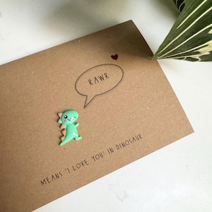 RAWR significa "ti amo" in Dinosauro - Carta di lusso