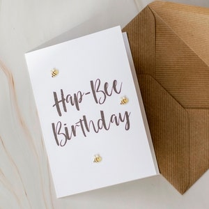 Hap-Bee Birthday / Luxury Card