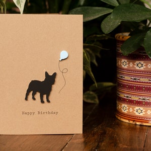 Alles Gute zum Geburtstag / FRENCHIE / Luxus Karte / Personalisiert