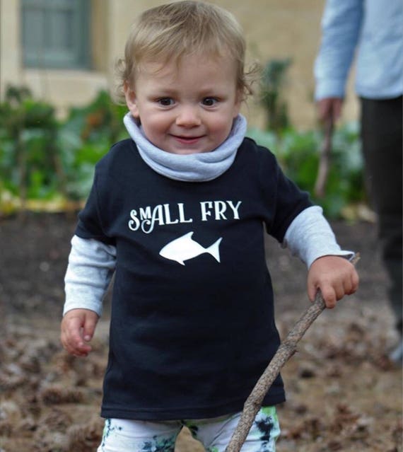 Matching BIG FISH Little Fry Mens T Shirt Twinning / Babygrow