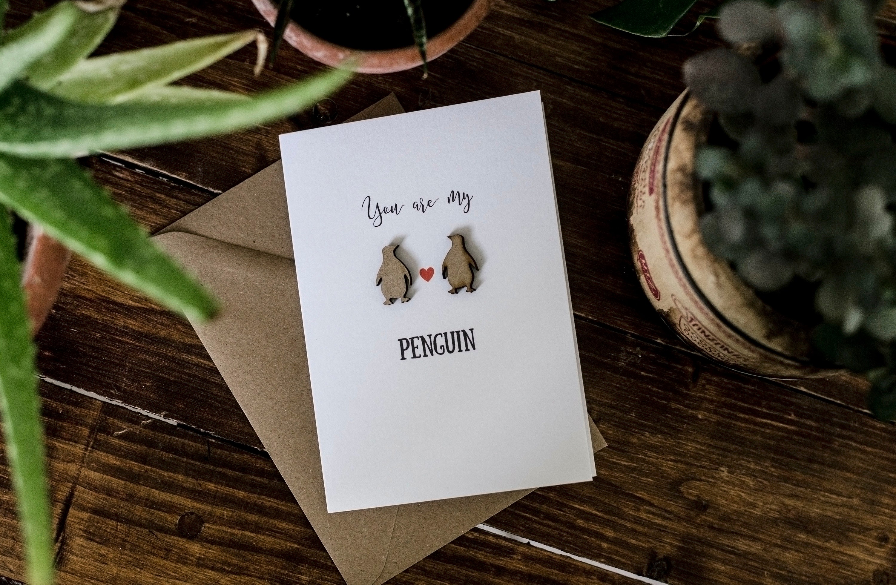 You Are My Penguin Luxury Card / Valentines / Anniversary / Love / Boyfriend / Girlfriend