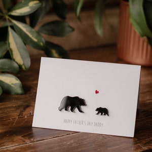 Fijne Vaderdag / Daddy and Baby Bear / Luxe kaart