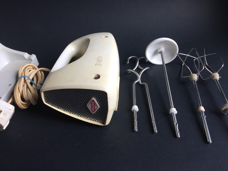 Retro KRUPS Hand Mixer, Westinghouse Electric Mixer, Retro Two Beater
