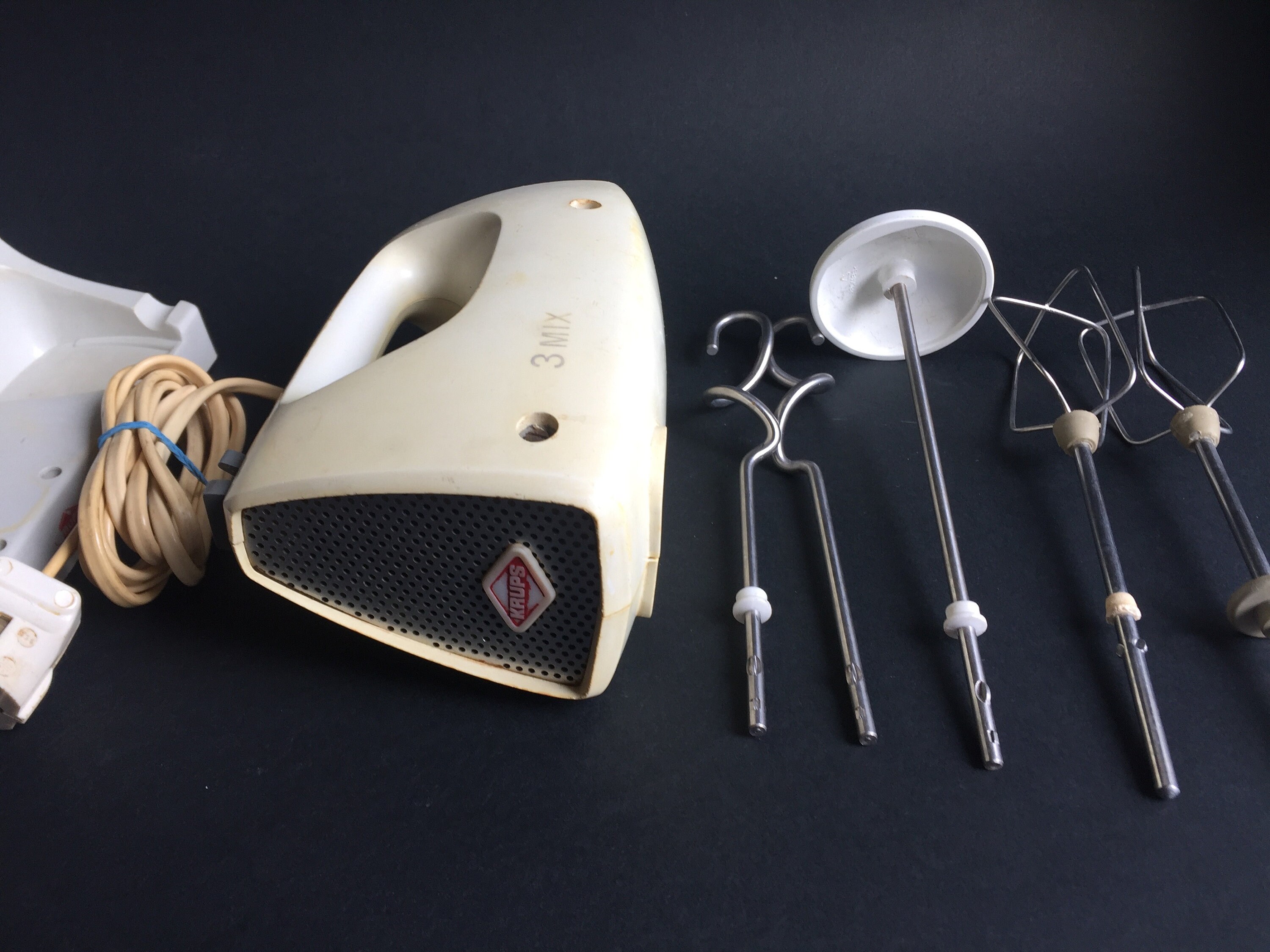 Retro KRUPS Hand Mixer, Westinghouse Electric Mixer, Retro Two Beater