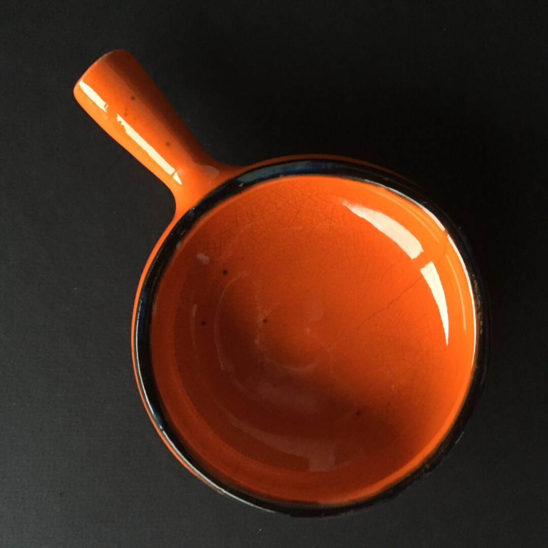 70's Ceramic Glaze Individual Crock Pot Oven Proof Etsy