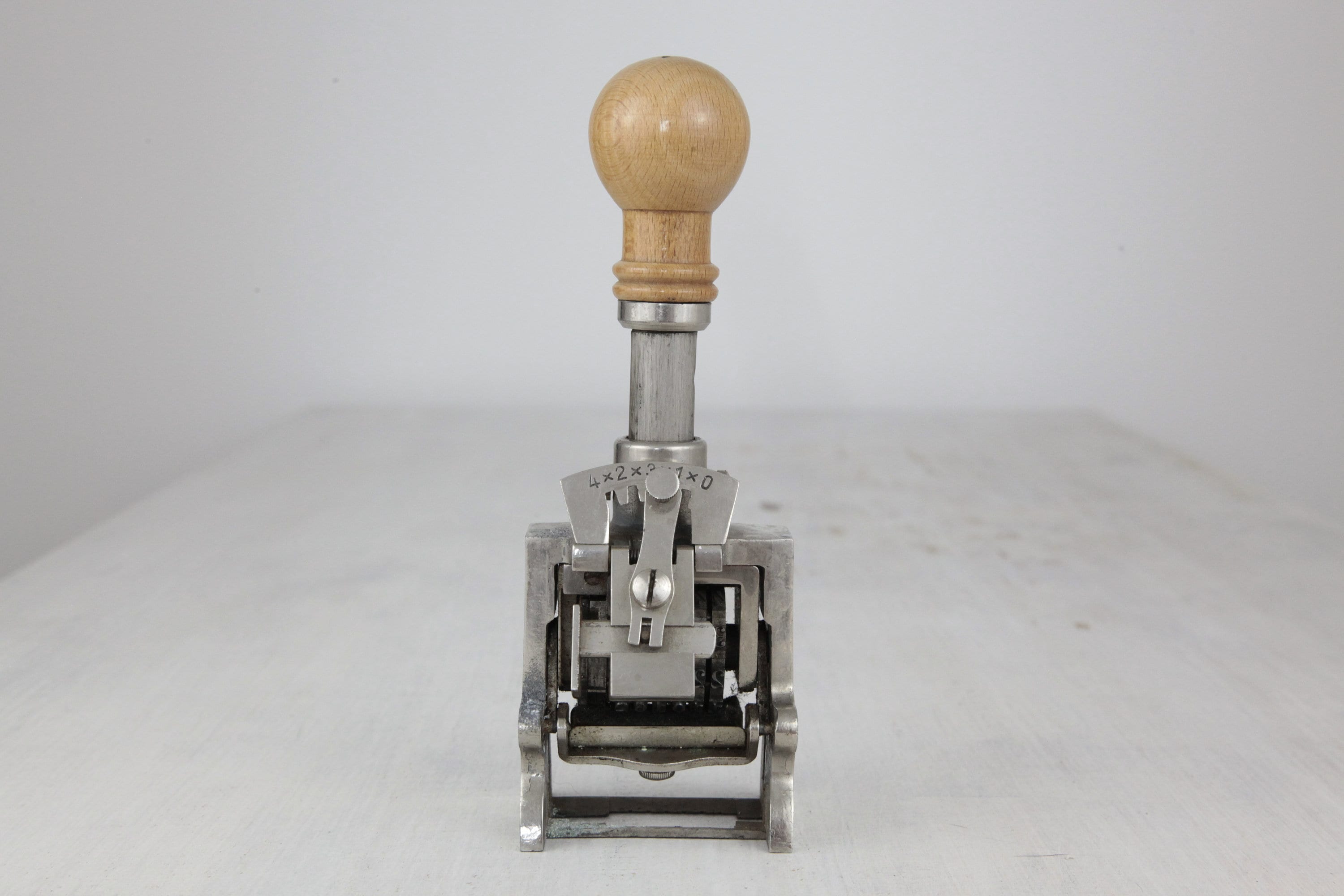 Vintage Globe Numbering Stamp, Retro Industrial Office Decor - Etsy