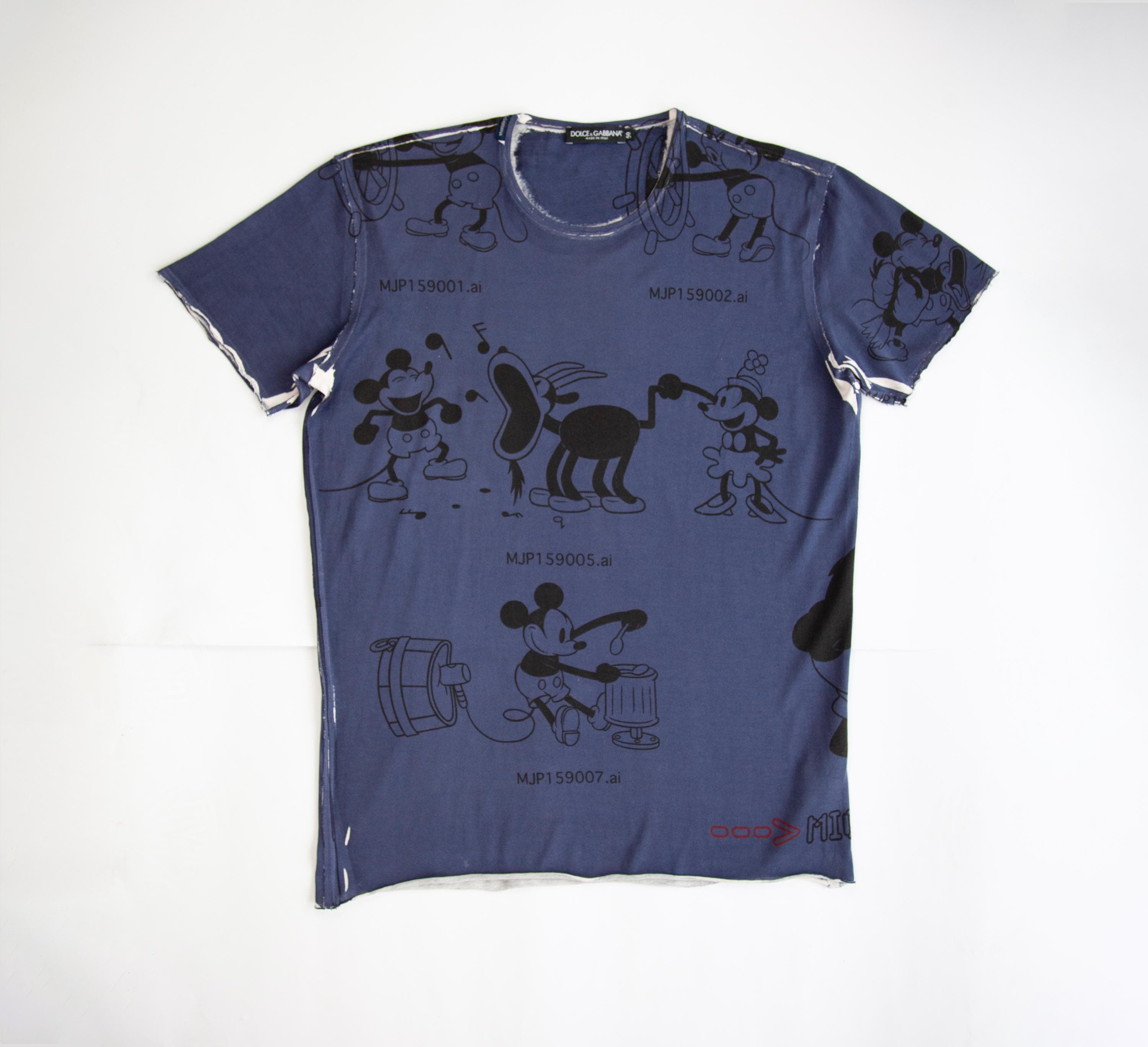 DOLCE&GABBANA mickey print‼️ DOLCE & GABBANA JUNIOR SIZE 6 CHILDREN'S MICKEY MOUSE
