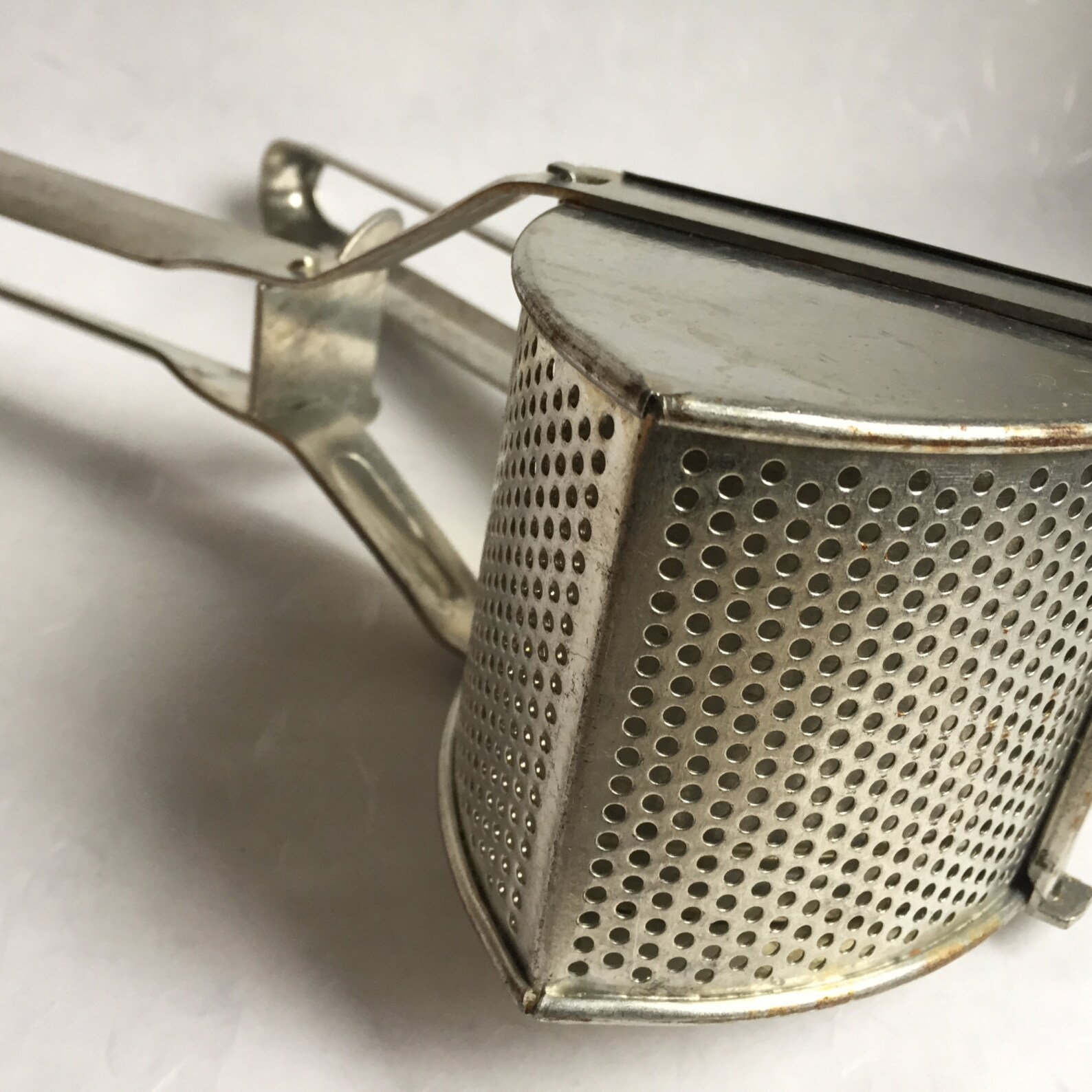 Potato Masher, Antique Ricer, Metal Potato Masher Utensil, Kitchen