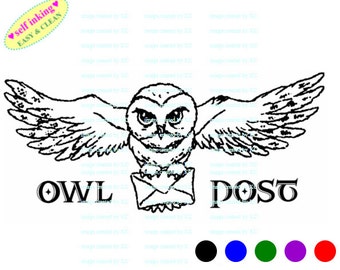 Owl Post Sticker Etsy