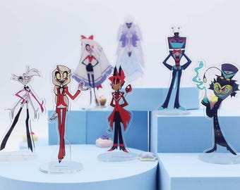 Set of 7 Hazbin Hotel Small Acrylic Stand Standee (10cm, 4