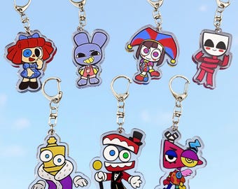 The Amazing Digital Circus Keychain Set (3 pcs)