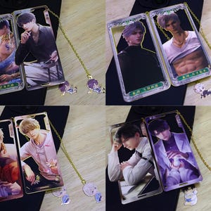 Love and Deepspace Kleines Metall Lesezeichen Set (2er-Set) | Raffael | Sylus | Xavier | Zayne (ref : VJ719827)