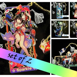 Honkai Star Rail Bookmark (set of 2) | Robin Firefly Sparkle Couple Sunday Aventurine [Good news : we will pay US tariffs]