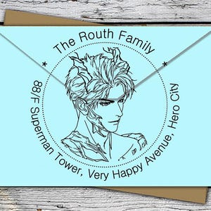 SYLUS aangepaste rubberstempel / op hout of zelfinktend / retouradres / huwelijksuitnodiging / ex-libris