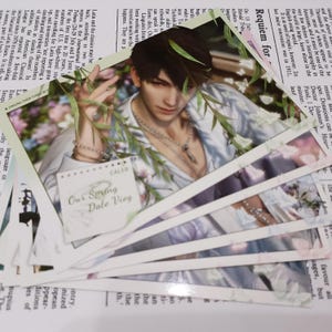 Love and Deepspace Postkarte (Defektartikelverkauf, 5er Set) | Sylus | Kaleb | Xavier | Zayne | Raffael | LAD loveandeepspace