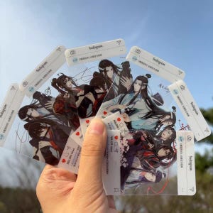 Grootmeester van demonische cultivatiekaart | MDZS PVC-kaartenset (creditcardformaat) Set van 6 PVC-kaarten | Gratis verzending (ref: VJ719835)