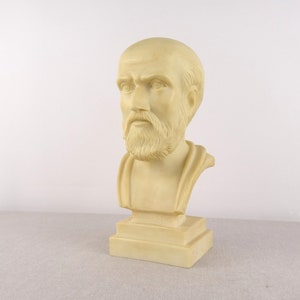 Hippocrates, Greek Statue, Greek Sculpture, Hippocrates Statue, Gift For Doctors, Hippocrates Figurine, Hippocratic Oath, Doctor Statue,