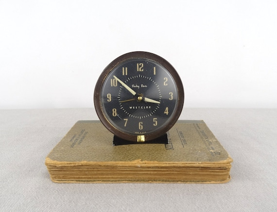 Westclox Baby Ben Clock, Vintage Westclox Clock per parti