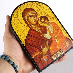 Virgin Mary Icon, Jesus Christ, Religious Art, Orthodox Icon, Orthodox Art, Religious Print, Religious Icon, Catholic Art, Religious Gift