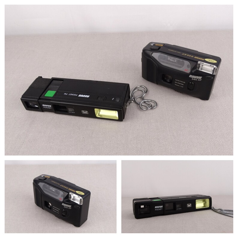 Vintage Revue Cameras Revue Pocket FM Revue 540 AF Photo Etsy
