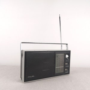 1974, Philips 90RL 303 Radio for Parts, Vintage Transistor Radio, Retro Radio, Radio Tuner, Portable Radio, Radio Player, Radio Receiver