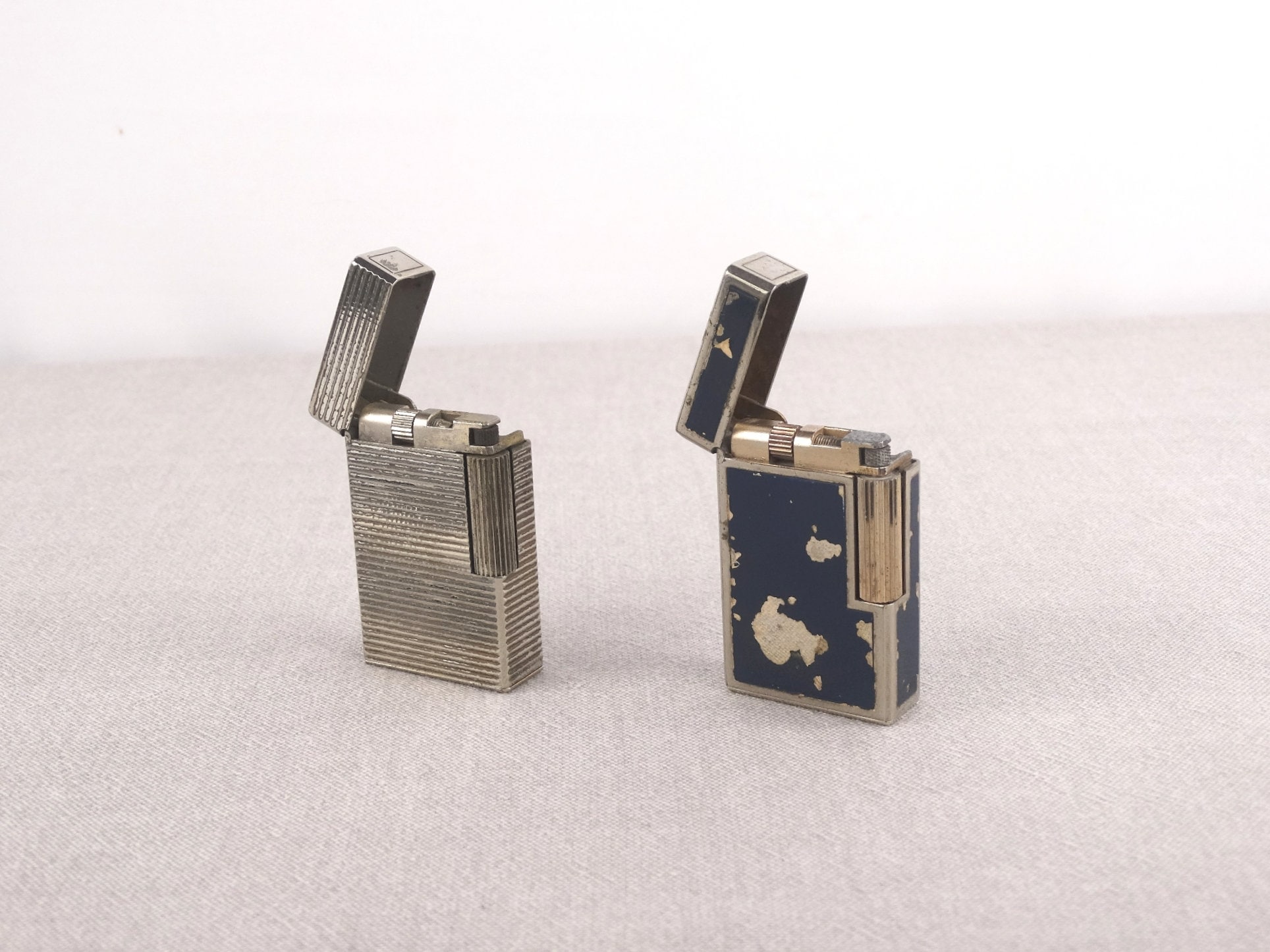 ルビーセル Set of Two, KBL De Luxe Lighters for Parts, Vintage KBL