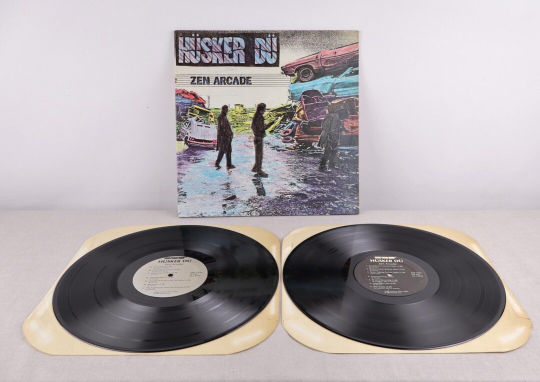 Hüsker Dü Zen Arcadeレコード 1984, Husker Du Vinyl, Zen Arcade LP, Hardcore Punk Record
