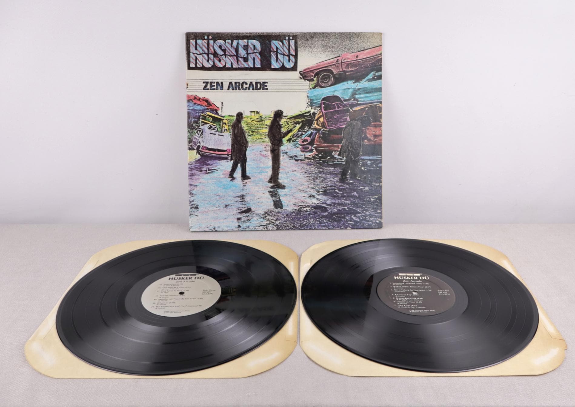 1984, Husker Du Vinyl, Zen Arcade LP, Hardcore Punk Record