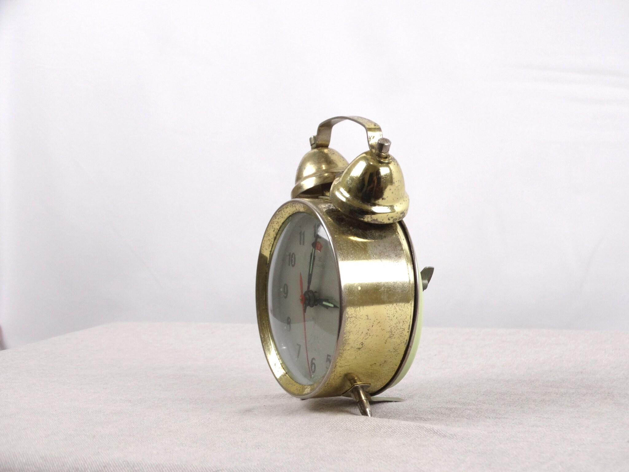 Five Rams Clock, Old Clock, Bell Clock, Wind up Clock, Retro Clock ...