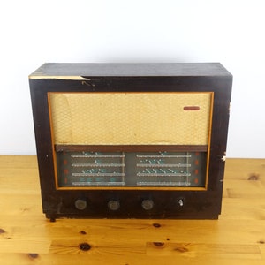1953, radio Murphy TA224 pour pièces détachées, ancienne radio à tube, radio à transistors, récepteur radio, récepteur de radiodiffusion, radiophone en bois, haut-parleur radio