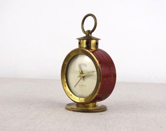 Vintage Alarm Clock Swiza Oil Lamp 