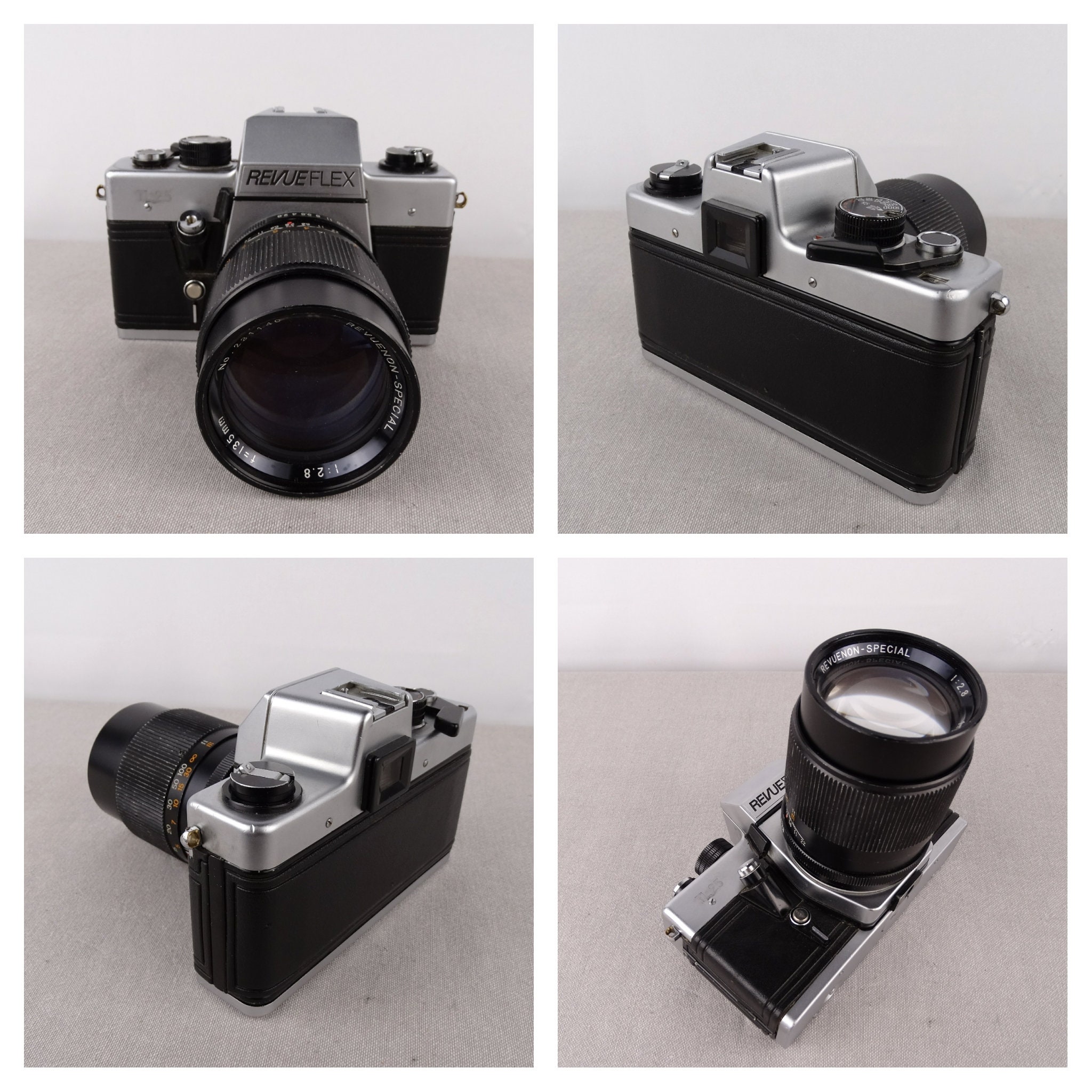 Revueflex TL25, Vintage Revueflex Camera, Revueflex TL25 Camera