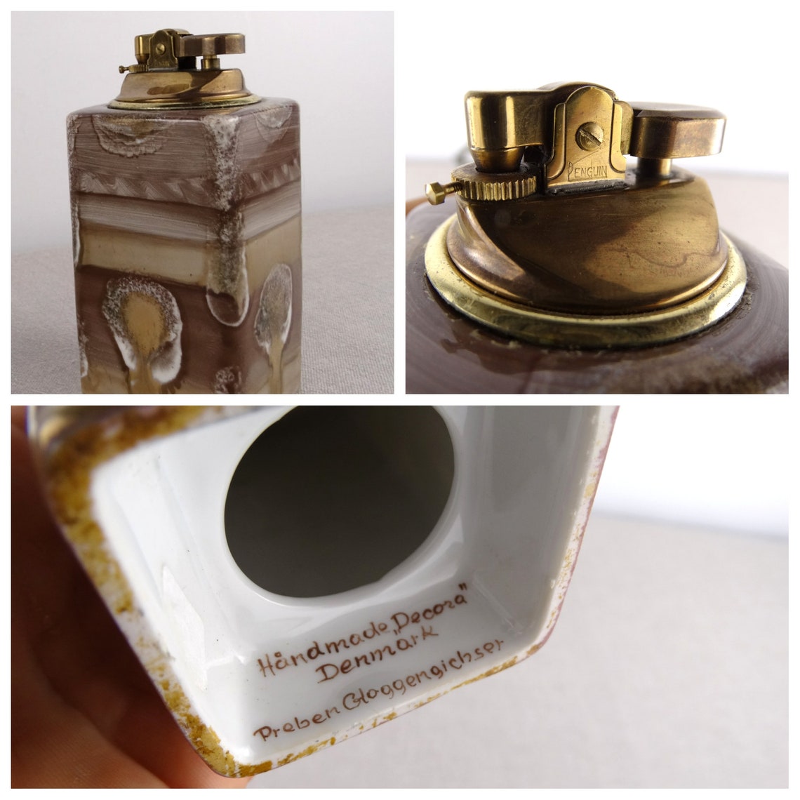 Penguin Lighters Table Lighter Parts Vintage Table Lighters Etsy