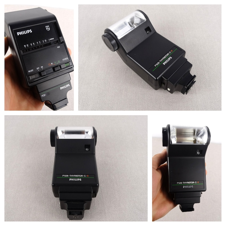 Philips Flash System Vintage Philips Flashes, Philips Thyristor Flash, Photo Camera ...