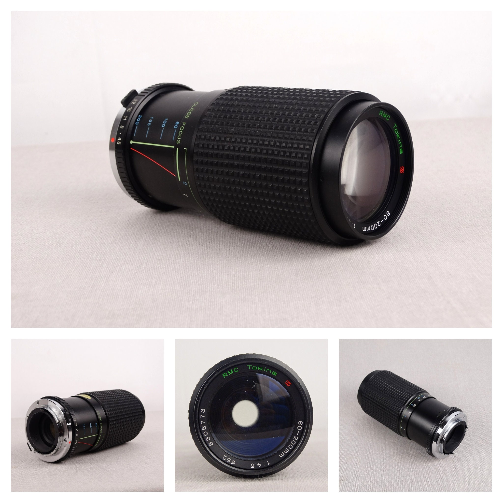 レンズ(単焦点) RMC Tokina 80-200mm RMC Tokina 80 200 mm、f 4.5、Tokina レンズ、望遠レンズ