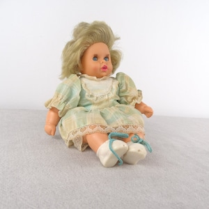 8&quot; Doll, Vintage Rubber Head Doll, Expression Doll, Doll Figurine, Dressed Doll, Collectable Doll, Small Doll, Old Doll, Vintage Doll, Doll