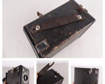 ビンテージ　ボックスカメラGAP Made in France 120/6x9 ✓ PARIS GAP *SCARCE* METAL BOX CAMERA 6X9CM 120 ROLL FILM